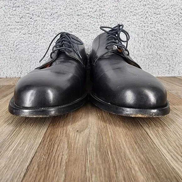 Cole Haan Carter‎ Grand Black Leather Derby Oxfords Men's 15 Lace Up Dress Shoes