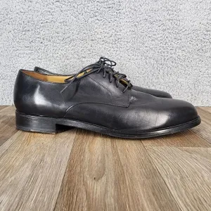 Cole Haan Carter‎ Grand Black Leather Derby Oxfords Men's 15 Lace Up Dress Shoes