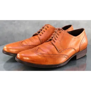 Cole Haan Copley $140 Men's Wingtip Dress Shoes Size 11.5 Leather Brown C13144