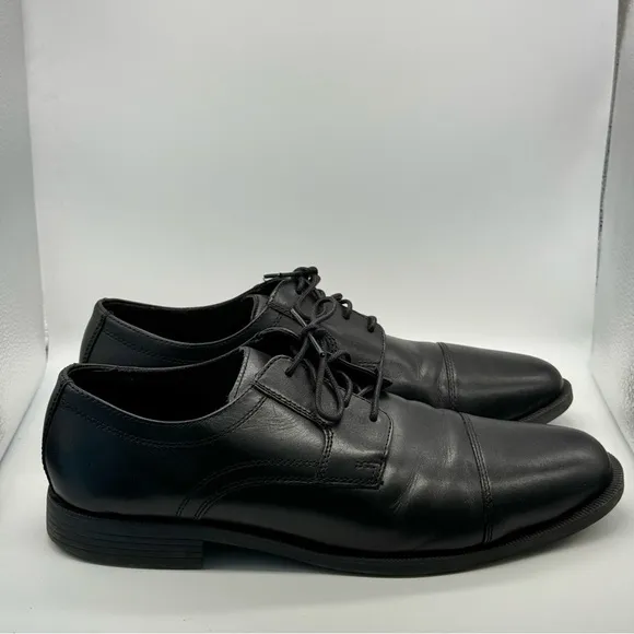 Cole Haan Dustin Cap Ox II Black Dress Shoes