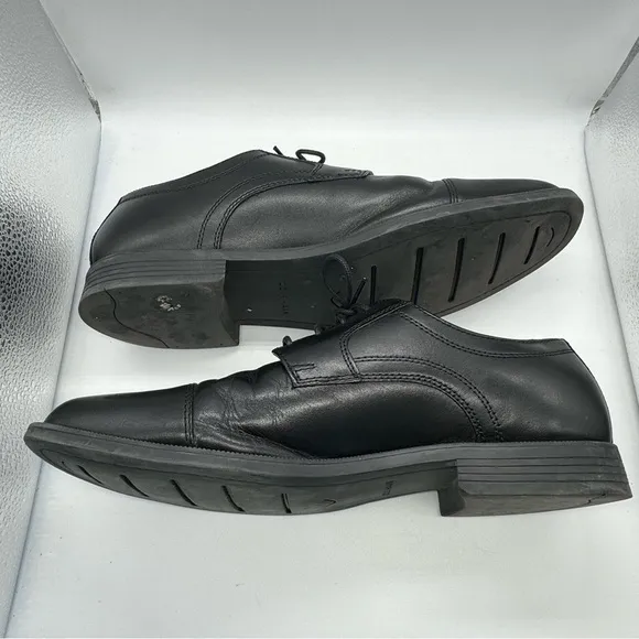 Cole Haan Dustin Cap Ox II Black Dress Shoes
