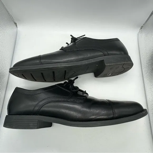 Cole Haan Dustin Cap Ox II Black Dress Shoes