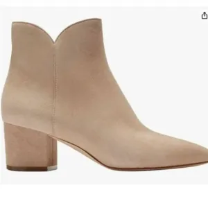 Cole Haan Elyse Bootie - Light Beige Suede - Size 9.5