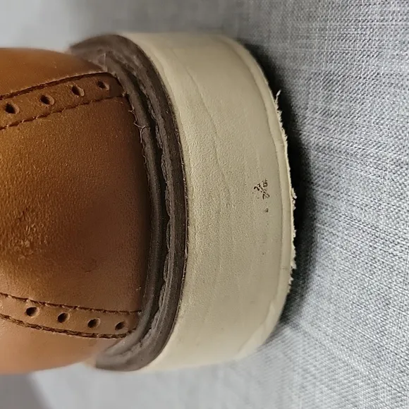 Cole Haan Go To Wing Oxford Wingtip Dress  Men's 12M Brown Dress Shoes C34120