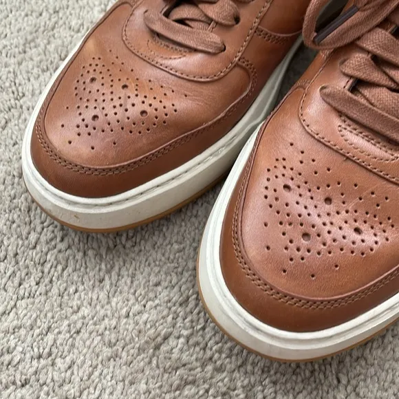 Cole Haan Grand 360 Men’s Crossover Leather Sneaker Shoe 9 British Tan/Ivory