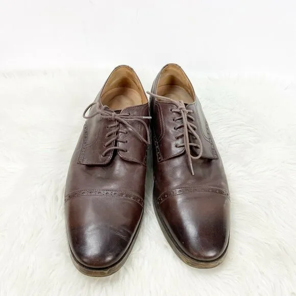 Cole Haan Grand OS 11 M Mens Brown Oxford Dress Shoes