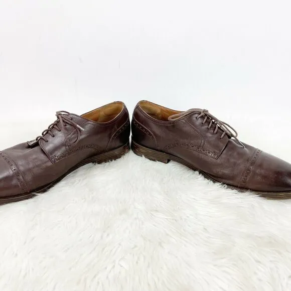 Cole Haan Grand OS 11 M Mens Brown Oxford Dress Shoes