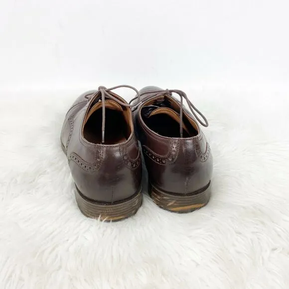 Cole Haan Grand OS 11 M Mens Brown Oxford Dress Shoes