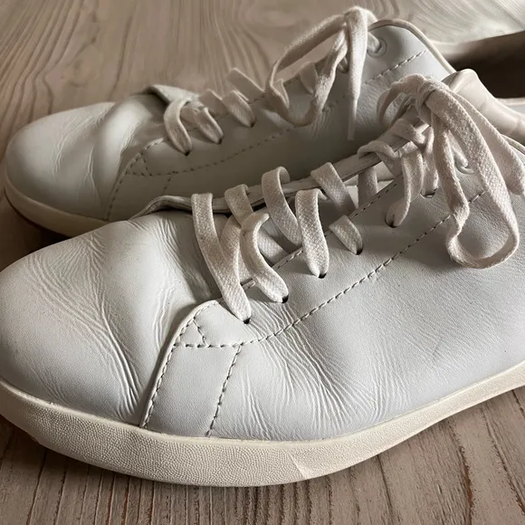 Cole Haan Grand Pro white tennis sneakers leather size 11.5 W