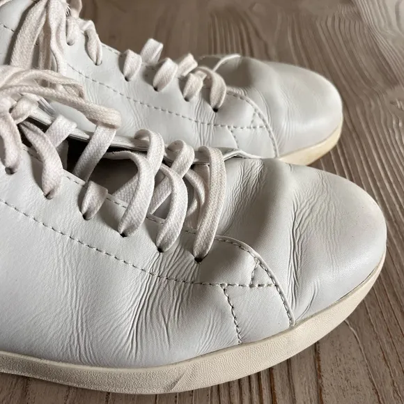 Cole Haan Grand Pro white tennis sneakers leather size 11.5 W