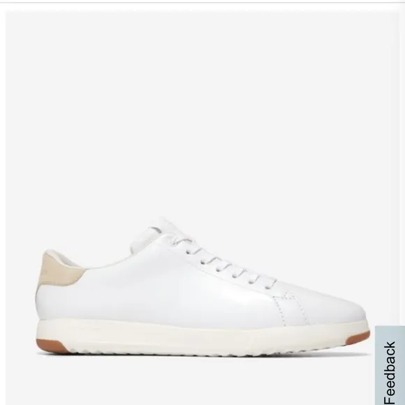 Cole Haan Grand Pro white tennis sneakers leather size 11.5 W