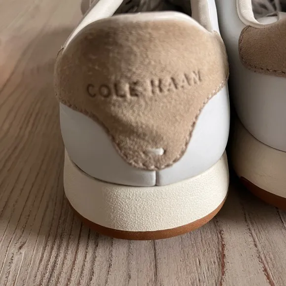 Cole Haan Grand Pro white tennis sneakers leather size 11.5 W