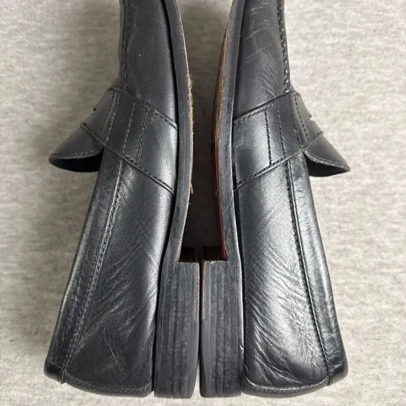 Cole Haan Men's Black Leather Slip On Loafers Shoes Size 10M N Heel C09700