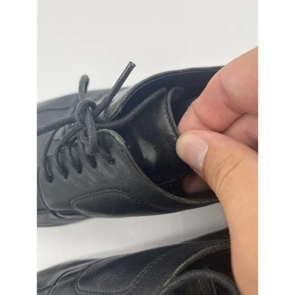 Cole Haan Mens Grand Leather Air Insoles‎ Oxford Lace Up Dress Shoes Black 10.5