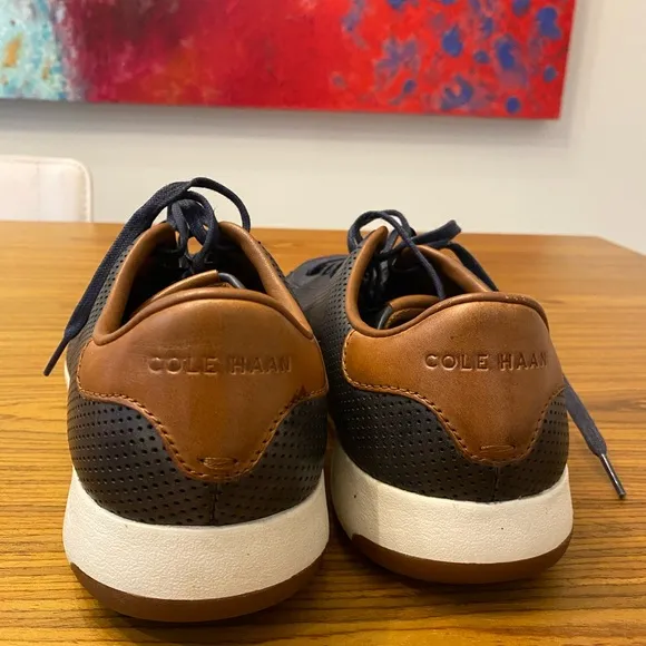 Cole Haan Mens Grandpro Perforated Tennis Sneaker Sz 10.5