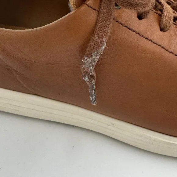 COLE HAAN Mens Grandpro Tennis Sneakers Brown Lace Up Shoes C26521 Size 9.5