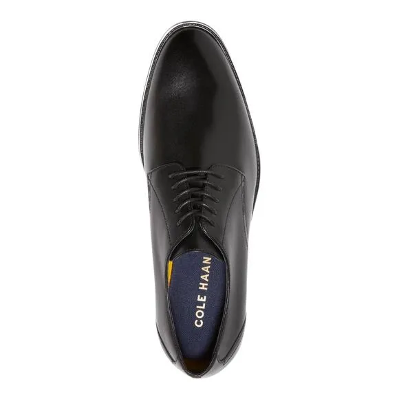 Cole Haan Men's Hawthorne Plain Oxford Leather Dress Shoes Black Size 9 1/2