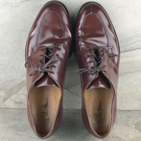 Cole Haan Men’s Lace-up Oxford Dress Shoe in Mahogany size 10.5
