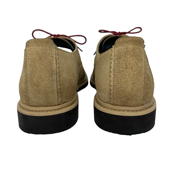 Cole Haan Men's Tan Beige Suede Oxford Nike Air Sole Casual Dress Shoes Size 11M