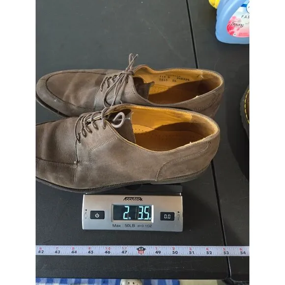 Cole Haan Mens Vibram Gumlite Brown Oxford Shoes Size 11.5 Grandpa Church Career