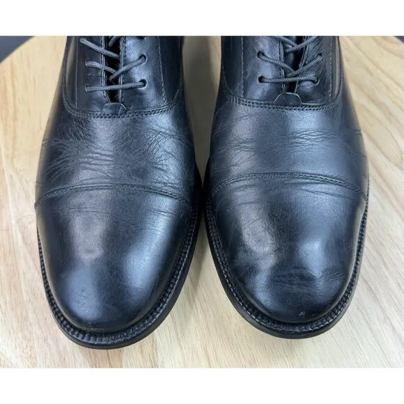 Cole Haan Mens Willams C12202 Black Leather Cap Toe Oxford Dress Shoes Size 9.5M