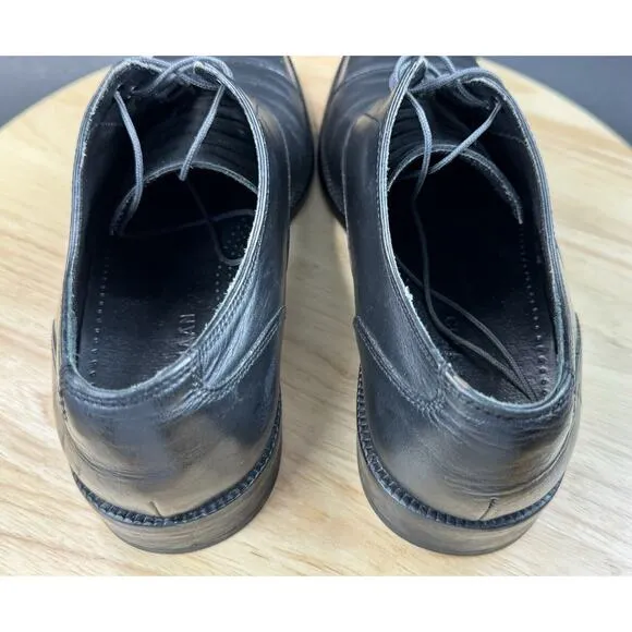 Cole Haan Mens Willams C12202 Black Leather Cap Toe Oxford Dress Shoes Size 9.5M