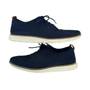Cole Haan Shoes Men's 13 Navy Blue Stitchlite OriginalGrand Wingtip Oxfords