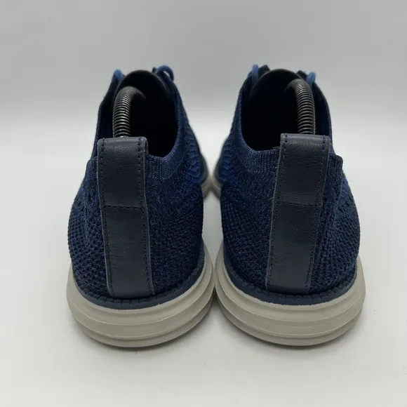 Cole Haan Shoes Mens Sz 11.5 Grand OS Blue Knit Wingtip Oxford Dress Sneakers