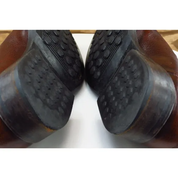 Cole Haan Shoes Sz 8.5 M Round Toe Brown Derby Oxfords Leather Men 14172‎