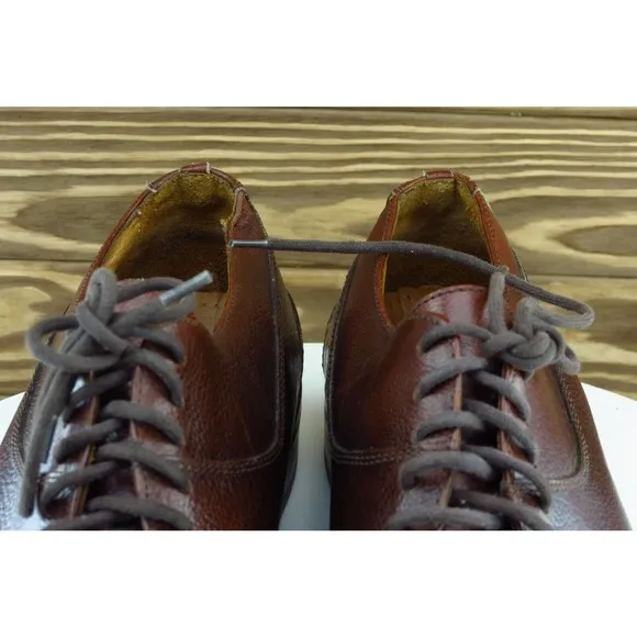 Cole Haan Shoes Sz 8.5 M Round Toe Brown Derby Oxfords Leather Men 14172‎