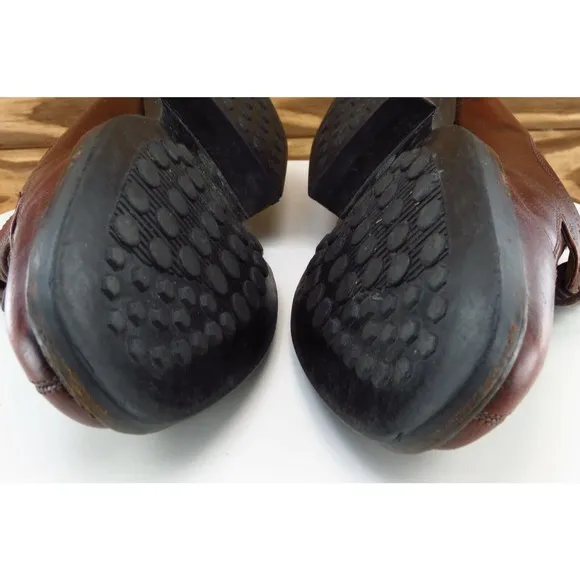 Cole Haan Shoes Sz 8.5 M Round Toe Brown Derby Oxfords Leather Men 14172‎