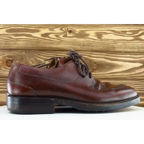 Cole Haan Shoes Sz 8.5 M Round Toe Brown Derby Oxfords Leather Men 14172‎