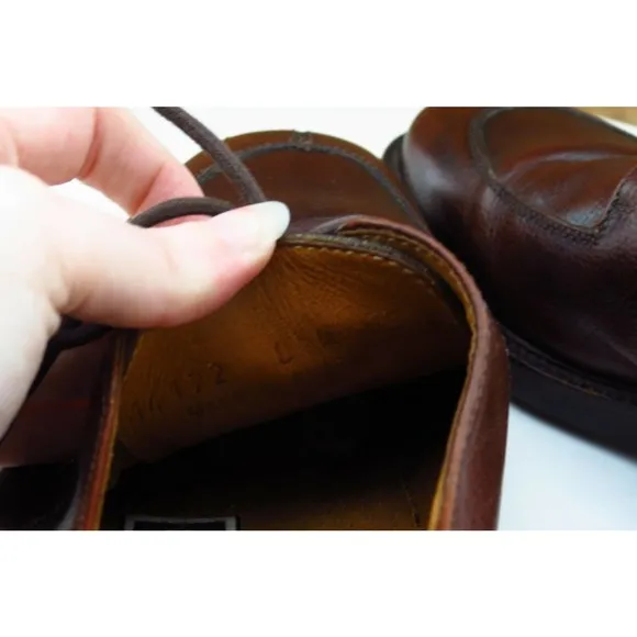 Cole Haan Shoes Sz 8.5 M Round Toe Brown Derby Oxfords Leather Men 14172‎