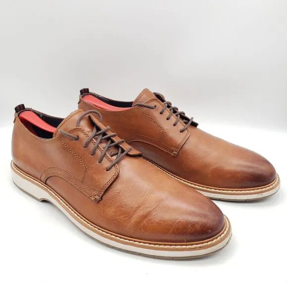 COLE HAAN The Go-To Oxford Shoes Men’s Size 9.5 Brown C30693 British Tan