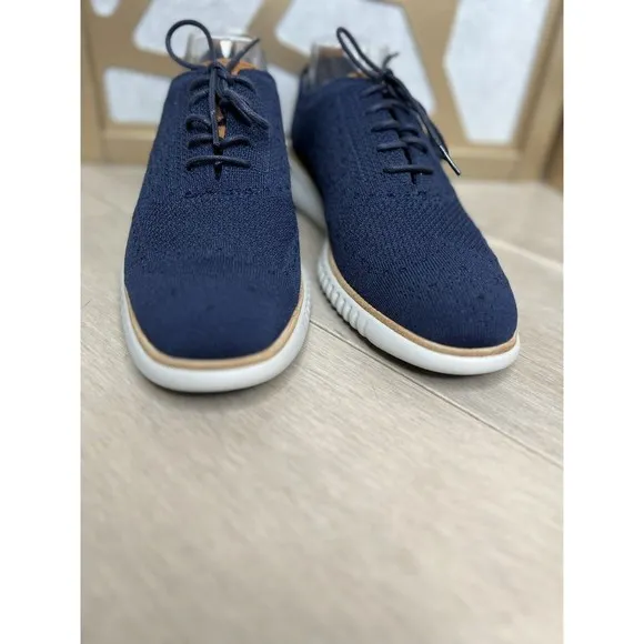 Cole Haan ZERØGRAND Oxford Blue Stitchlite 9 M C27569 Street Sneakes Shoe