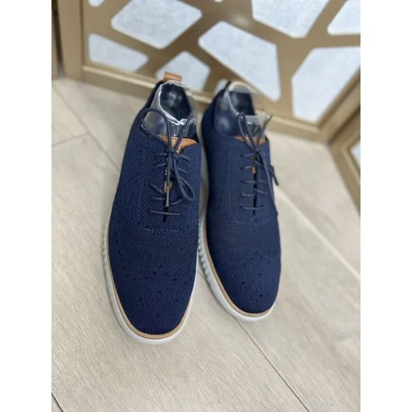 Cole Haan ZERØGRAND Oxford Blue Stitchlite 9 M C27569 Street Sneakes Shoe
