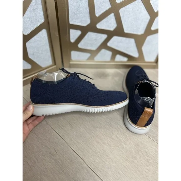 Cole Haan ZERØGRAND Oxford Blue Stitchlite 9 M C27569 Street Sneakes Shoe