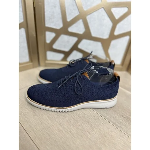 Cole Haan ZERØGRAND Oxford Blue Stitchlite 9 M C27569 Street Sneakes Shoe