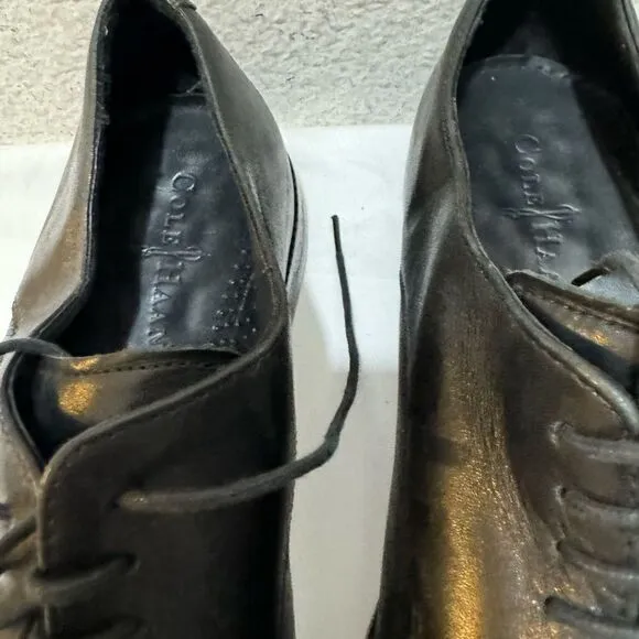Cole Haan Black Lace-up Dress shoes C11341 size 12M