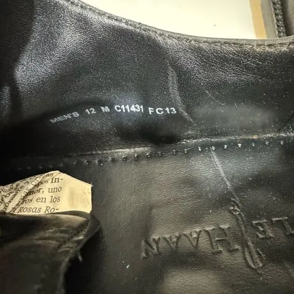 Cole Haan Black Lace-up Dress shoes C11341 size 12M