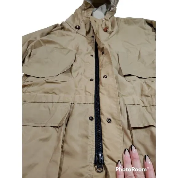 Columbia | Vintage Tan Cinched Shooting Jacket | Size  XL