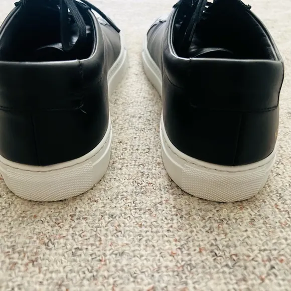 Common Projects Black Sneakers Minimalist Design - Size 11