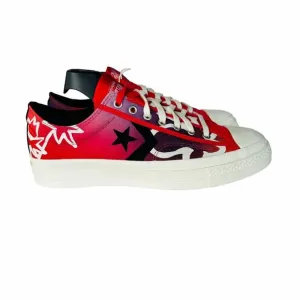 🤩Converse 10.5 Womens Shoes x Liverpool FC Star Player 76 OX Red Beige A07257C