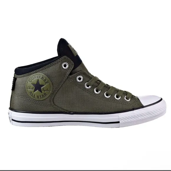 Converse All Star Cordura Brand Fabric Green Me Shoes Bootie Sz 12