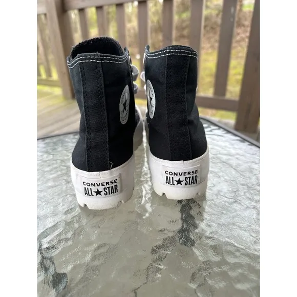 Converse Chuck Taylor All Star Lugged High Top Black Sneakers woman's Size 5.5