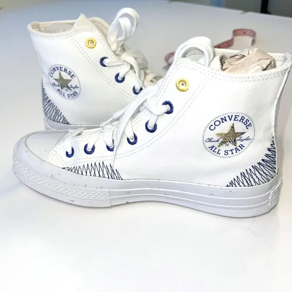 Converse Chuck Taylor All Star Stitched 70 High Top Embroidered Shoes Unisex