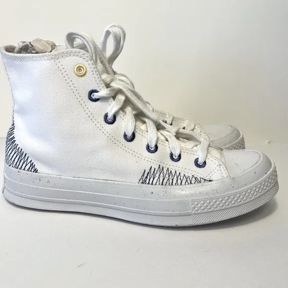 Converse Chuck Taylor All Star Stitched 70 High Top Embroidered Shoes Unisex