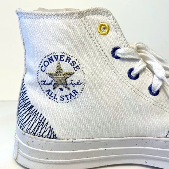 Converse Chuck Taylor All Star Stitched 70 High Top Embroidered Shoes Unisex