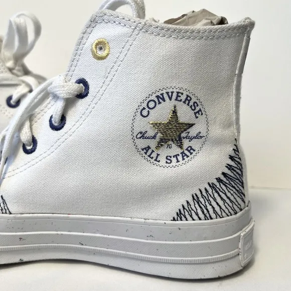 Converse Chuck Taylor All Star Stitched 70 High Top Embroidered Shoes Unisex