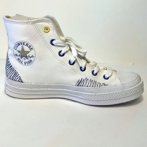 Converse Chuck Taylor All Star Stitched 70 High Top Embroidered Shoes Unisex